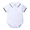 Bebê Estilo Preppy Set Recém-nascidos Meninos Sets Polo Jumpsuit Menino Macacão + Shorts Infantil Roupas