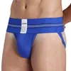 G-Strings pour hommes personnalisés Les sous-vêtements pour hommes OEM acceptent Personnaliser le logo Retour Open Cotton Gay Sexy Thongs