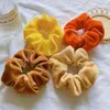 Girls Velvet Hair Scrunchies Headwear Elastic Rubber Hairband Women Hairs Rope Holder Accessories 20pcs