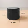 3,5 gram Alienlabs zwarte glazen potten inclusief etiketten papieren doos Premium bloem glazen container Moonrock