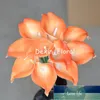 Light Orange Calla Lilie Prawdziwe Dotykowe Kwiaty Do Jedwabnych Bukiety Ślubne, Dekoracje Sztuczne Lily Dekoracyjne Wieńce Cena Fabryczna Ekspert Design Quality Najnowsze