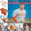 NCAA Texas Longhorns basebolltröja Eric Kennedy Silas Ardoin Douglas Hodo III Trey Faltine Ivan Melendez Mitchell Daly Austin Todd Pete Hansen Murphy Stehly