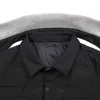 Top Grade Brand Casual Fashion Down Coats Men Windbreaker With Fur Collar Winter Parka Jacket Designer Mens Clothing 211129