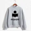 Plus Velvet Super Dalian Hoodie Women's Marant Spring and Autumn Loose Casual Pullover Hooded Sweater for Men