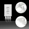 Hoge kwaliteit duurzame handige uitlaatkap duplex wandplaat LED Night Light Cover omgevingslichtsensor voor gang