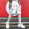 11 MIEJSCE TAKTYCZNE FAKTA DWA TAKO CARGO MAN HARAJUKU Hafty Joggers Mężczyźni Spodnie Streetwear Funkcja Hip Hop Funkcja Spodnie 210715