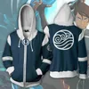 Herren Hoodies Sweatshirts Avatar: Der letzte Airbender -Cosplay -Top -Kleidungskleidung für Frauen mit Kapuze für Kinder mit Zip Sweatshirt Mode Hip Hop Str