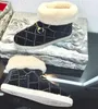 2021 Stivali da neve firmati europei e americani Martin desert boot in pelle ruvida piattaforma di velluto resistente all'usura scarpe invernali taglia 35-40