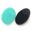 Face Soft Silicone Scrubber Facial Escova de Limpeza Escova Exfoliador Champô Chuveiro Escovas Mulheres Crianças Corpo Rosto Lavagem Massagem Massage Cabelo Recém-nascido Pente H1127iW8