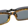 Lunettes de soleil 1 pc unisexe polarisé Clip sur lunettes de conduite jour UV400 lentille conduite nuit Clip d'équitation