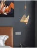 Lámpara de mariposa Lámpara de noche nórdica Lámpara de escalera de lujo Dormitorio moderno Salón Restaurante Lámpara de arte Pasillo Lámpara colgante LED