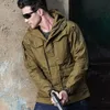 Thoshineブランド春秋冬の男性屋外のジャケット迷彩フード付き陸軍戦術的なコート防水防風ウインドブレーカー211009