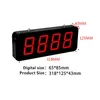 10-70cm capteur infrarouge automatique comptage LED Tube numérique entrepôt Production panneau d'affichage convoyeur à bande Modules de compteur d'objets