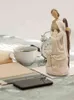 Religious Figurine Holy Family Statues Jesus Mary Joseph Catholic Home Decor Ornaments For Nativity Scene Christmas Gift 211105