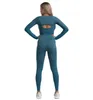 Body Sculpting Taille Naadloze Yoga Set Gym Fitness Leggings Holle Cropped Shirts Sport Pak Dames Lange Mouwen Trainingspak Activewear