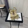 Seksowne Kobiety Wysokie Obcasy Nity Sandal Studia Buty Platformy Moda Damska Klin Sandały 12 CM Rozmiar 34-40 Z Box XX-0160