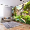 Custom 3D Wallpaper Rome Column Garden Landscape Photo Wall Mural Living Room Bedroom Interior Home Decor Wall Paper For Wall 3D