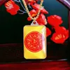 Chains Nanwu Jizo King Bodhisattva Pendant Mantra Necklace Thangka Buddha Buddhist Marriage Jewelry Safe