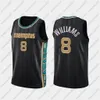 Basketbal Jersey Memphis's Grizzlies's Ziaire Williams Carsen Edwards Ja Morant Kris Dunn Jaren Jackson Jr. Custom Black Jerseys 2021 1201
