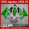 OEM Body для Honda CBR600FS Белый Зеленый Новый CBR600F4i F4 I 600CC 01-03 Кузов 44 INO.179 CBR 600 F4i 600F4i FS CC 01 02 03 CBR600 F4i 2001 2002 2003 Формация инъекций