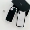 Diseñador de moda de lujo C Cajas de teléfono celular de vidrio templado para Iphone 12 mini 11 Pro max x Xs Xr 7 8plus 8 Plus con letras Coque fundas case 2021