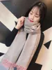 Autumn Winter 100% Cashmere Scarf Men's and Women's Shawls Vintage Classic Printed Shawl Cashmere Scarves 180*70cm No Box