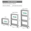 2/3/4 Laag Gap Keuken Opslag Plank Rack Slanke Slide Toren Beweegbaar Monteren met Wielen Badkamer Accessoires Keuken Organizer 210705