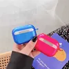 Cute Soft Apple Airpods Pro Bluetooth Wireless Headset Cover 2 3 Generation Coloful Air Pods Case earphone protect cover4180299