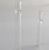 2021 QBSOMK Gruby Pyrex Glass One Hitter Rura, szklana rolka parowa. Rury filtrujące, rura ręczna. rura kłaków olejowych. 4-calowa rura ręczna