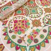 Mandala Stained Glass Window Film No Glue Static Cling Sticker Transparent Opaque Casement Covering Decoration Decals for Home Office