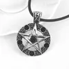 Ожерелья с подвесками серии «Сверхъестественное», ожерелье Penram с веревочной цепочкой, звезда Дина Винчестера, посеребренные ювелирные изделия с красными кристаллами8526449