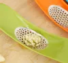 2021 NEW Garlic Crusher Peeler Spice Mincer Stirrer Presser Slicer Glinger Clear Kitchen Tool Usefu
