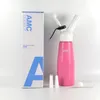 500ML Aluminum Cream Butter Dispenser Grease Gun Whip Coffee Dessert Fresh Professional Whipper Foam Maker Dessert Tools JJA216