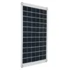 100W-solar painel kit 12V carregador de bateria 10-100A LCD -Controller para caravana van barco - sem solar