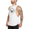 Roupa de marca Fitness Mens Tanque Top Stringer Muscle Bodybuilding Sem Mangas Camisa Ginástica Gyms Undershirt 210421