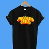 T-shirt nera estetica problema bambino T-shirt unisex grunge Skater stampata Hipsters Street Style Summer Top 210518