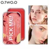 O.two.o Multi-użytku Zestaw do makijażu 3 w 1 Szminka Blush Soap Soap Eye Shadow Paleta Wodoodporne Długotrwałe Kosmetyki 120 sztuk / partia DHL