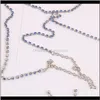 Drop Delivery 2021 Lågt pris! Whosale Sex Belly Chains Body Piercing Gem Chain Pandent midje strand sommarsmycken u3url