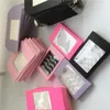 5 pares caixa de pacote de pilha de pílula cor-de-rosa preto roxo preto caso para dramática fofa espessa 25mm mink cílios