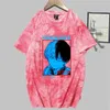 Hete anime My Hero Academia Korte mouw Ronde hals Tie Dye Print T-shirt Y0809