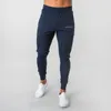 Mens Estilo Alfalete Jogger Sweatpants Man Gyms Ginásios Fitness Calças de Algodão Masculino Moda Moda Skinny Track Calças Masculinas