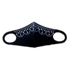 Neuer Flash Diamond Strass Maske Fashionista Nightclub Party Einteiler Diamantmasken