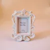 Викторианский стиль смолы WhiteBlack Baroque Picture / Photo Frame Place Держатель карты Bridal Свадебный душ Служба подарка LLA10427