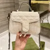 Cute Fashion Messenger Bags Luxury Designer Marmont Shoulder Bag G Bag 5A For High School Girl Handbag Ladies Crossbod Women Totes Classic Clutch Luggage 20cm