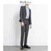 Fashion Slim Men si adatta a uno stile coreano business formale a manica lunga per ufficio autunno blazer femme maschi maschi db60xf blazer