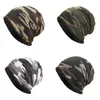 Radfahren Caps Masken Hochwertige Herren Damen Damen Camo Camouflage Beanie Mütze Wollstrick Skater Ski Winter Warm