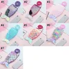 Girl Mermaid Sequin Coin Purse With Lanyard Fish Shape Tail Phone Pouch Bag Small Portable Glittler Cross Body Wallet Kid Toy Bags M3669