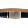 Gürtel Batoorap Designergürtel für Männer Mode Kuhläden Taillengurt Mann schwarzer Leder -Ratschen -Metallschnalle WLE0091549324
