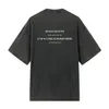 Коттонная Япония капитуляция мыть грязные футболки печатные мужские винтажные с коротким рукавом круглая шея с коротким рукавом