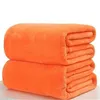 Ciepłe flance koce kocowe miękkie solidne narzuty pluszowe zimowe letni ręcznik kołdra rzuca koc do łóżka sofa